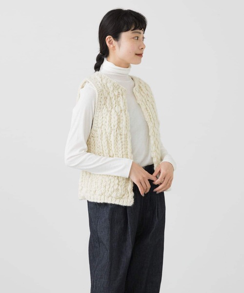 かぐれ（カグレ）の「ネパールハンドニットベスト（ベスト）」 - WEAR