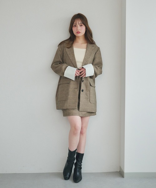 spring tweed tailored jaket / スプリングツイードテーラード