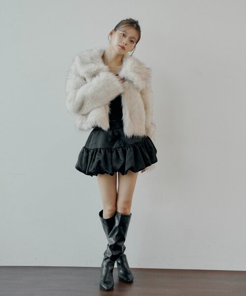 セール】ファーショートコート（その他アウター）｜Chico（チコ）の