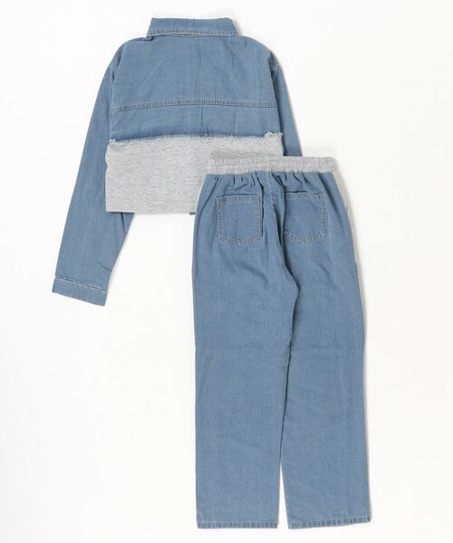 セール】デニムドッキングセットアップ/パンツセット（デニム