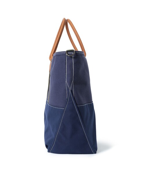 L.L.Bean / 別注 Deep Bottom Leather Handle Zip Tote XL（トート