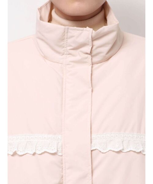 merry jenny（メリージェニー）の「ribbonフリルパデットジャケット
