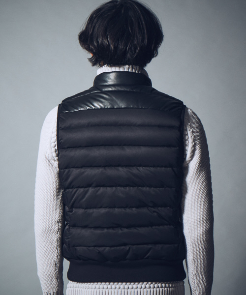 5351 pour les s ラムスキンレザーダウンベスト 5351 pour les s