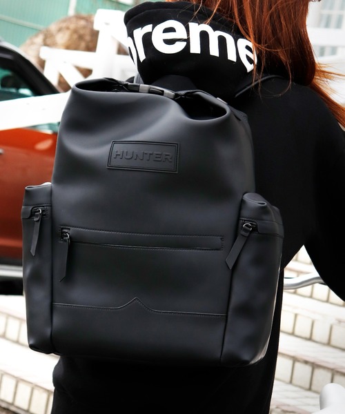 HUNTER ORG TOPCLIP BACKPACK RUB LTH（オリジナル トップクラップ