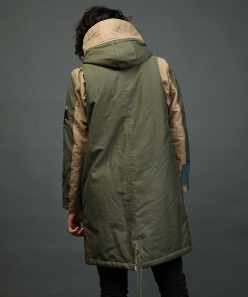 And A（アンドエー）の「ネオパッチグラフモッズコート（And A × DO-LE