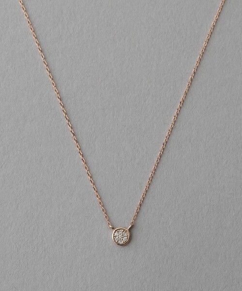 K10MPG ブリリアント ダイヤモンド ネックレス（ネックレス）｜ete