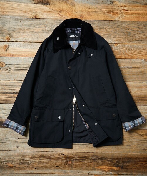 Barbour × FREAK'S STORE/バブアー 別注 BEDALE OS SLEEVE/別注