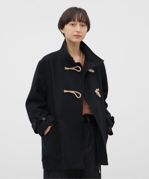 LIGHT FLANNEL WOOL COAT（ダッフルコート）｜MARGARET HOWELL