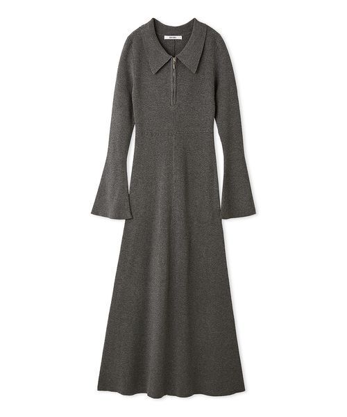 Sustainableスキッパーニットワンピース（ワンピース）｜SNIDEL