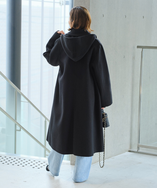 IENA（イエナ）の「ダブルフェイスフードコート（その他アウター