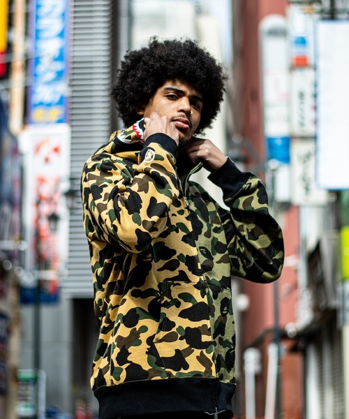 A BATHING APE 1st カモ ロンT エイプ 巾着 1ST CAMO NEW COLLECTION