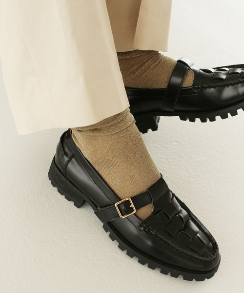 IENA（イエナ）の「【ARTESANOS/アルテサノス】 ストラップローファー