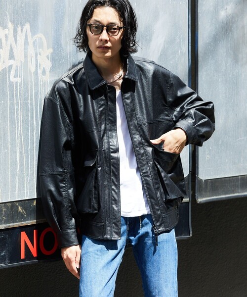 FREAK'S STORE（フリークスストア）の「フェイクレザーブルゾン