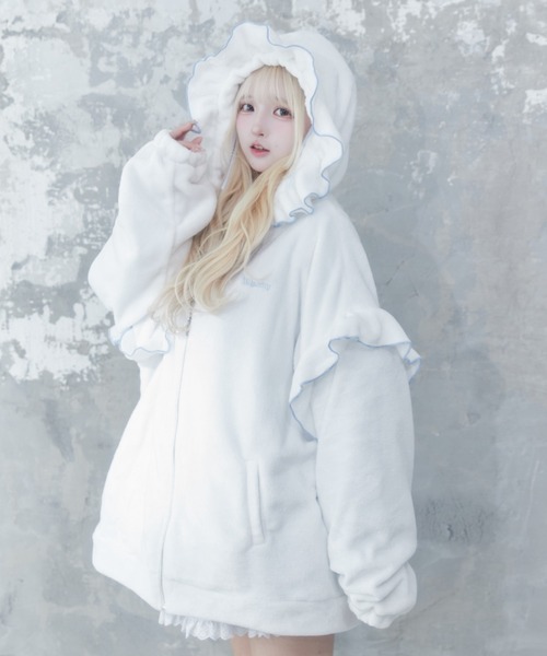 Whinny（ホワイニー）の「Whinny/ベイビーぷりぷりパーカー（ブルゾン