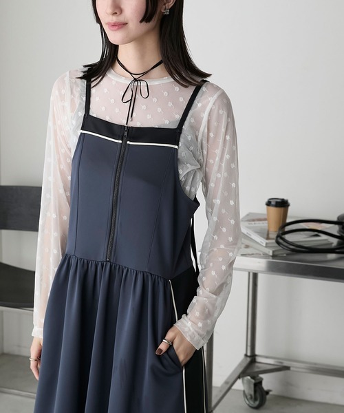 forksy.】フラワーチュールシアートップス forksy.│MONO-MART