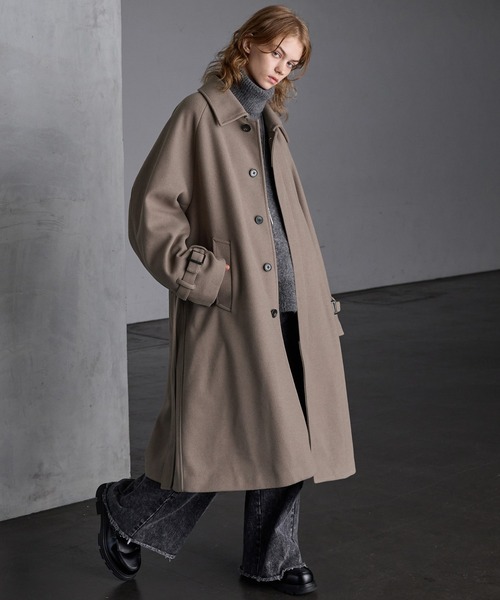 SERACE（セラス）の「【SERACE】2way over melton soutien collar coat
