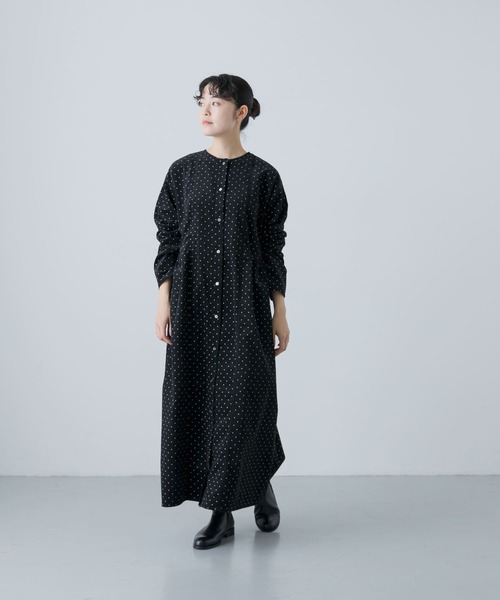 かぐれ（カグレ）の「ドットコーデュロイ2WAYワンピース（ワンピース