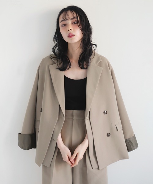 LIAN（リアン）の「レイヤードデザインテーラードジャケット