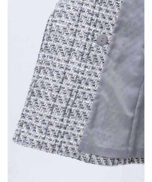 セール】オリジナルツイードテーラードジャケット【セットアップ着用可