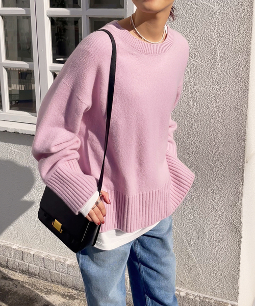 Spick & Span（スピックアンドスパン）の「ウールカシミヤクルーネック