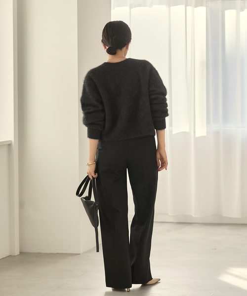 plage（プラージュ）の「Fur Back Open プルオーバー（ニット/セーター