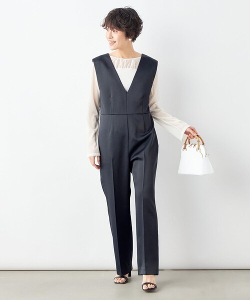 NOLLEY'S（ノーリーズ）の「ウォッシャブルサロペット（つなぎ