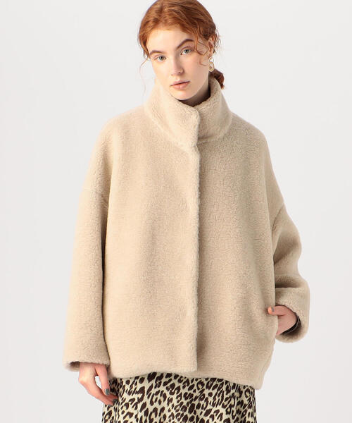 BALLSEY（ボールジィ）の「ボアスライバー スタンドネックコート