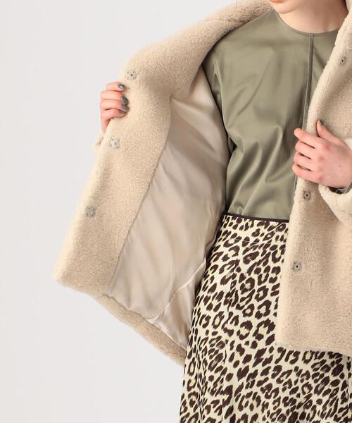 BALLSEY（ボールジィ）の「ボアスライバー スタンドネックコート