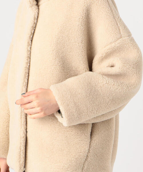 BALLSEY（ボールジィ）の「ボアスライバー スタンドネックコート