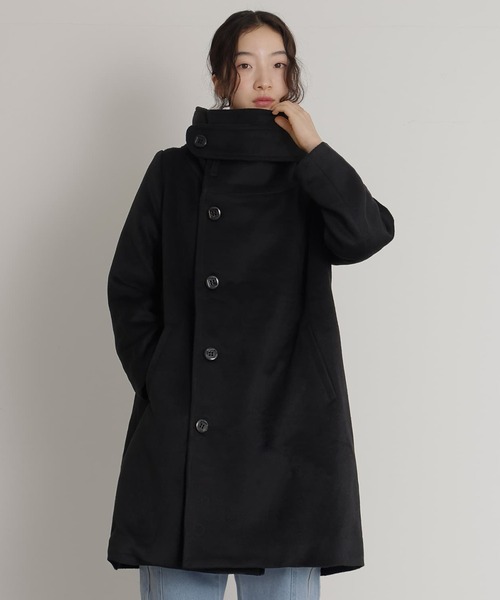 セール】『スタンドカラー主役ロングコート』（その他アウター