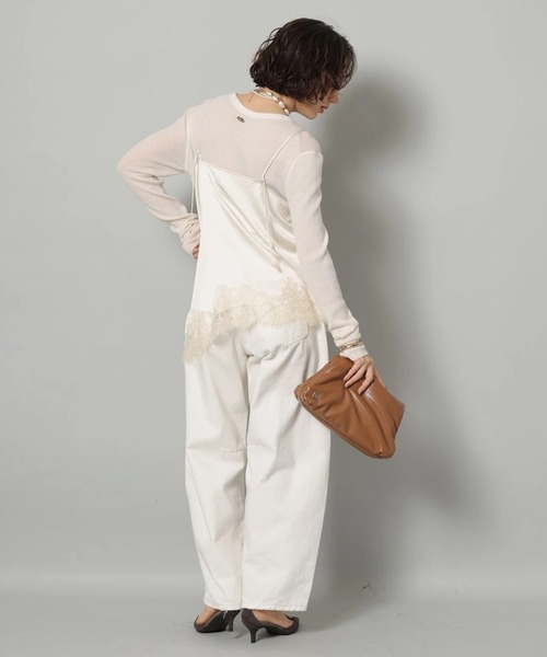 サテンレースキャミ（シャツ/ブラウス）｜Arpege story（アルページュ