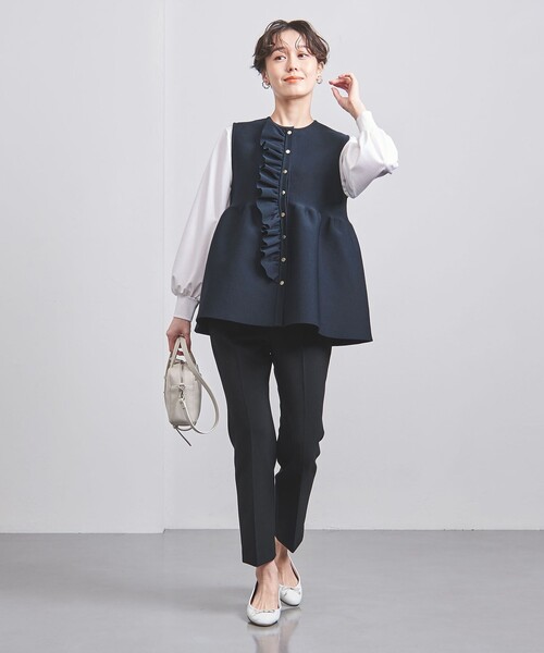 UNITED ARROWS（ユナイテッドアローズ）の「P フリル ニットベスト