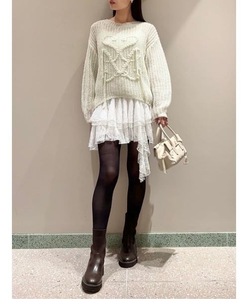 ロゴローゲージニットプルオーバー（ニット/セーター）｜SNIDEL