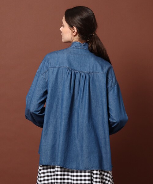 DRESSTERIOR（ドレステリア）の「◇【2WAY】ボウタイデニムブラウス