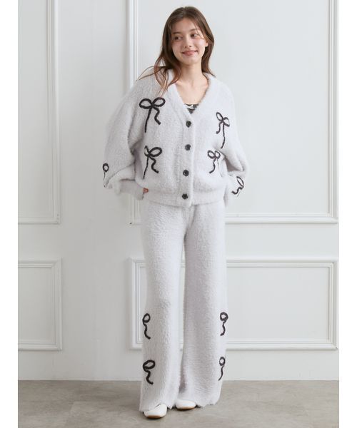 専用おまとめ ジェラートピケリボンカーディガン➕リボンプルオーバー2