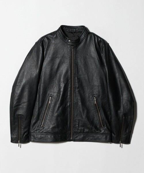 セール】シープ レザー ライダースジャケット＜A DAY IN THE LIFE