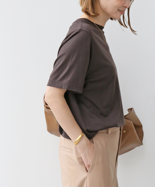 Prime wool jersey Tシャツ（Tシャツ/カットソー）｜Deuxieme Classe