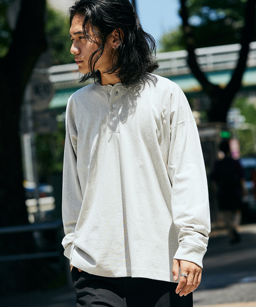 セール】Healthknit × JOURNAL STANDARD / 別注 ヘンリーネック L/S T