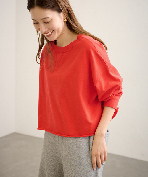 FRAMeWORK（フレームワーク）の「≪追加≫ミニ裏毛ショートスウェット