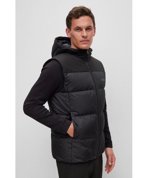 BOSS（ボス）の「BOSSロゴディテール ウォーターリペレント フーデッド