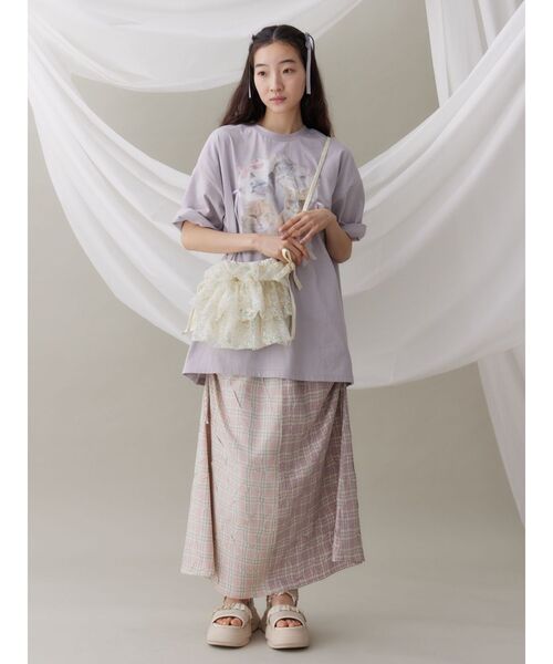 merry jenny（メリージェニー）の「cat ribbon big tee / キャット