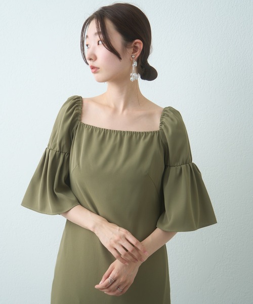 Kastane（カスタネ）の「【オケージョンドレス/結婚式】Bell sleeve