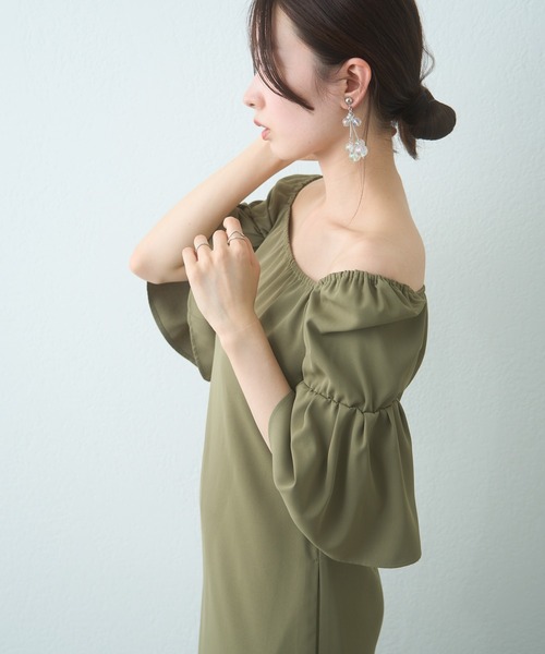 Kastane（カスタネ）の「【オケージョンドレス/結婚式】Bell sleeve