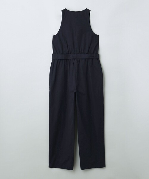 6（ロク）の「＜6(ROKU)＞コットン ベルト オールインワン（つなぎ