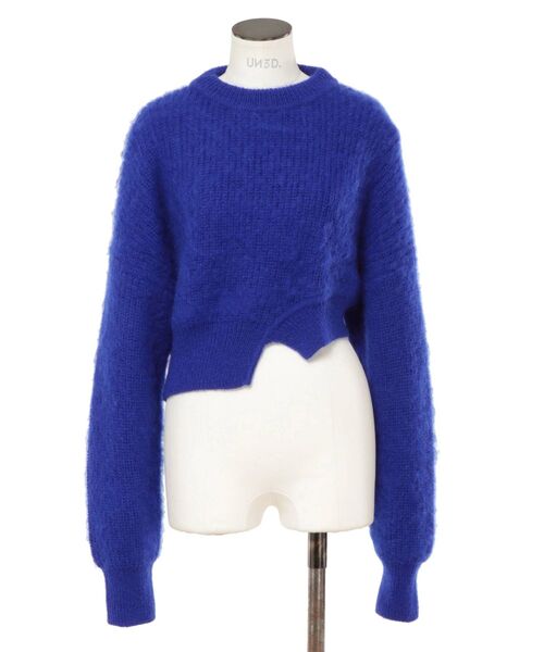 UN3D.（アンスリード）の「モヘアショートニット（ニット/セーター