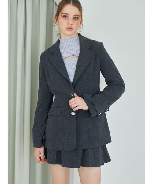 フィットアンドフレアジャケット（テーラードジャケット）｜MERCURYDUO