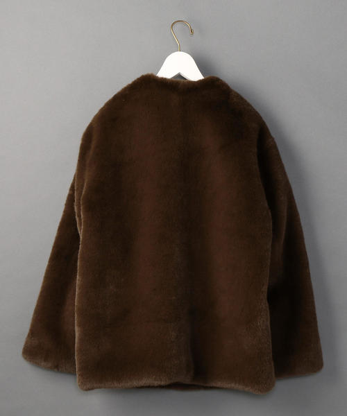 6（ロク）の「＜6(ROKU)＞FAKE FUR CHINA OUTER/コート（その他