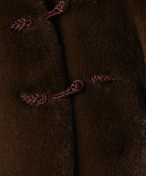 6（ロク）の「＜6(ROKU)＞FAKE FUR CHINA OUTER/コート（その他