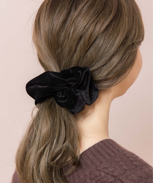 グロスベルベットシュシュ（シュシュ）｜flower（フラワー）の