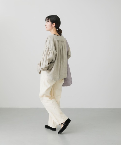 かぐれ（カグレ）の「コットンデニムイージーパンツ（デニムパンツ